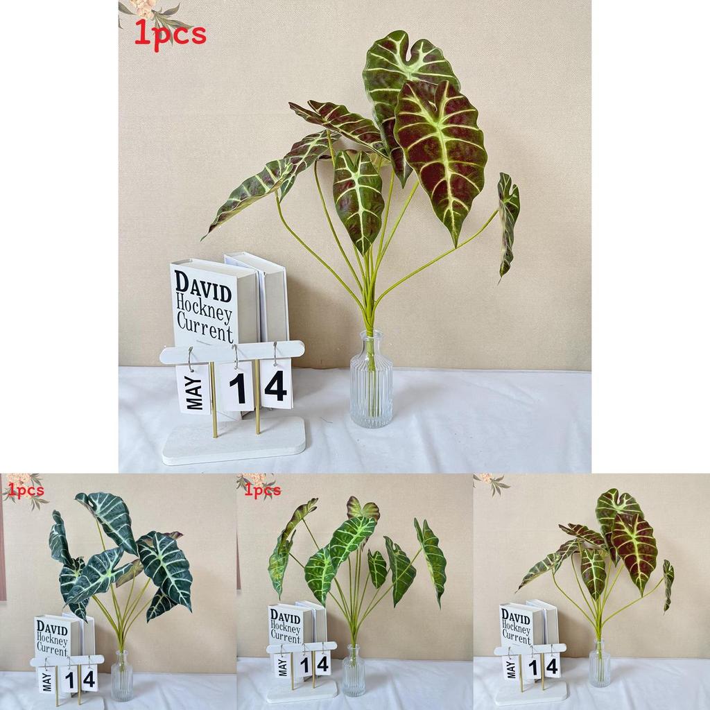 Faux Green Plant Wall Accent With 9 Heads For Wedding Photography Styling