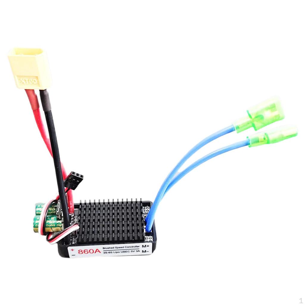 12A Waterproof Brushed Motor ESC for RC Boat Spare Parts