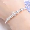 9/11 Beads Lucky Charm Bracelets Bangles Cuff Bracelets For Women Fashion Simple Vintage Silver Plated Charm Korean Bracelets