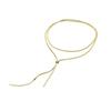 Exquisite Women's Light Luxury Pull-Out Necklace High-End Snake Bone Chain Simple And Versatile Neck Chain Long Sweater Chain
