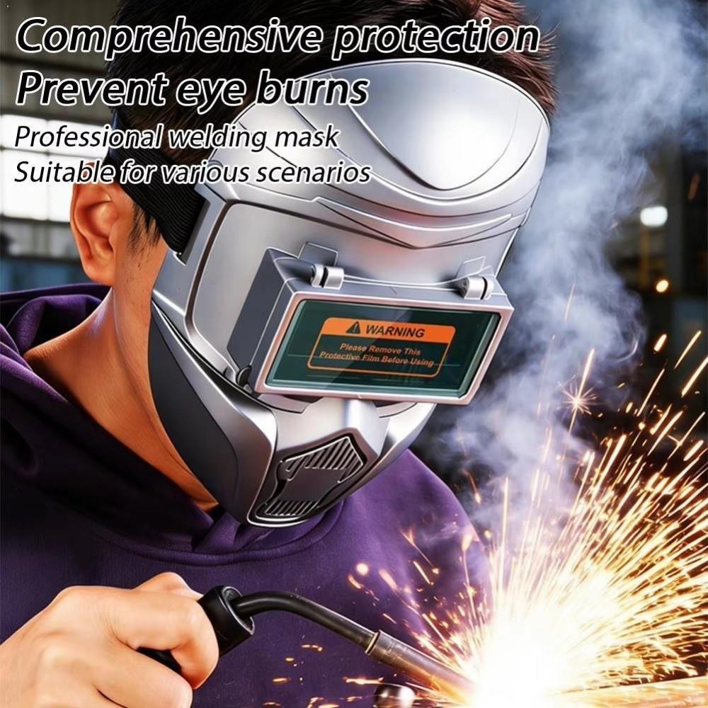 Maschera per saldatura auto-oscurante Scudo per saldatore ad alta definizione Casco da saldatura professionale Smerigliatura