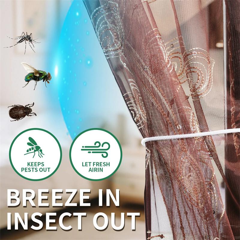 Portable Summer Mosquito-Proof Door Curtain Magnetic Screen Door Punch-Free Partition Door Curtain Mosquito-Proof