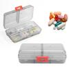 Mini Medicine Box 8 Grids Medicine Case Practical Medicine Organizer Daily Carry