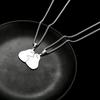 Love Hugs Love Kiss Small Animal Couple Pendant Titanium Steel Necklace Men's Necklace