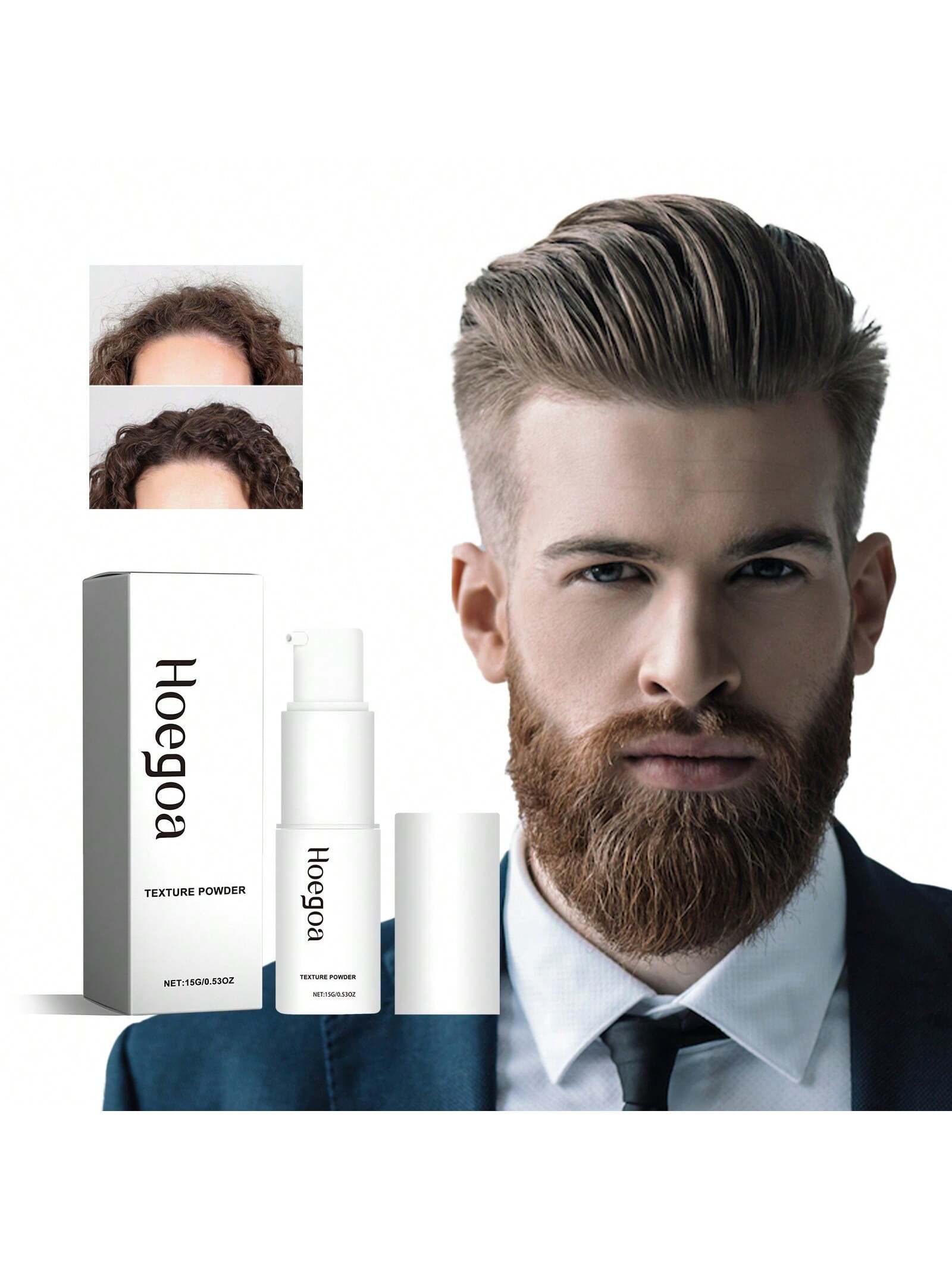 

Текстура волос Пудра Вьющиеся волосы Пушистая укладка Гладкие вьющиеся волосы Естественный блеск Стойкость без жирности one-size белый