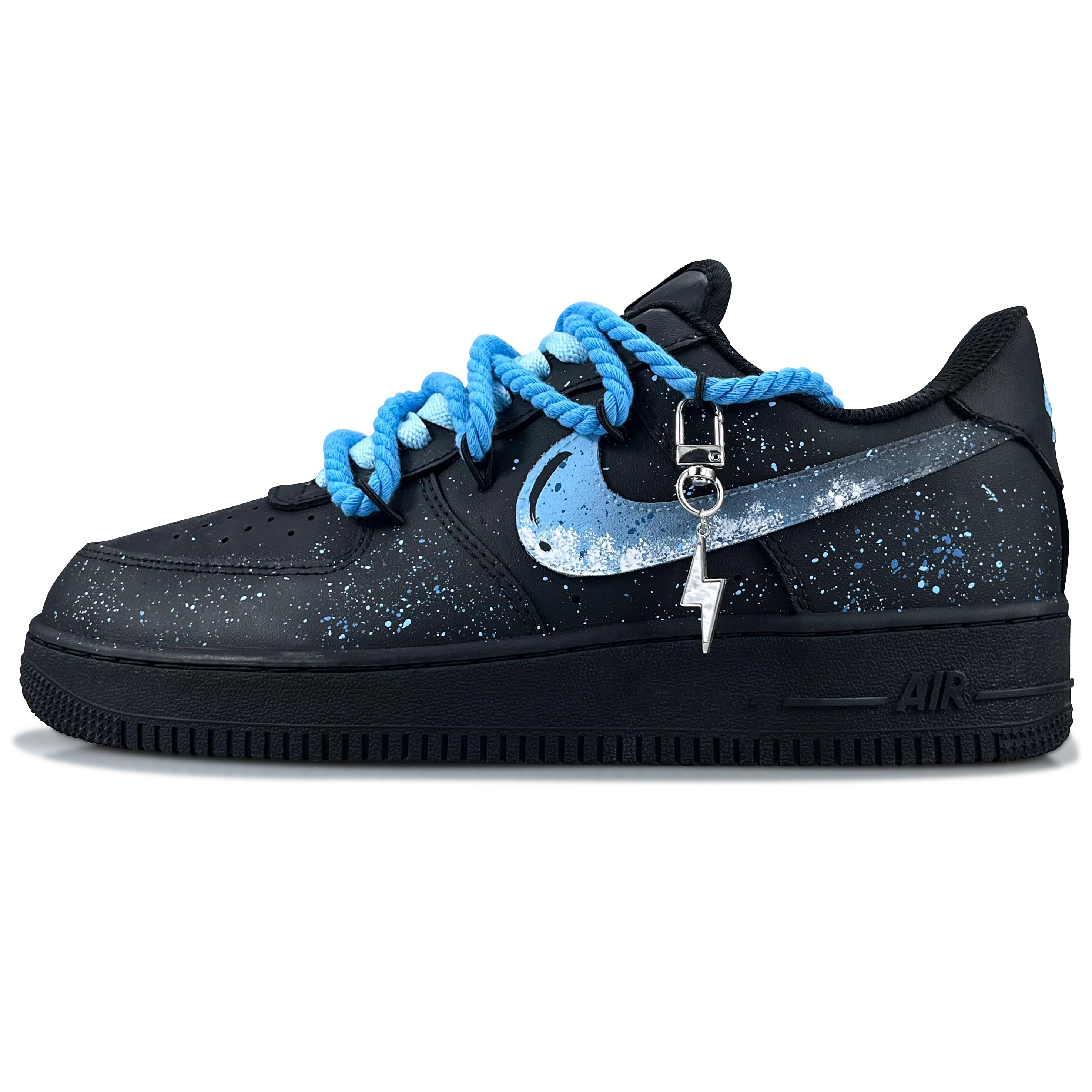 

Nike Air Force 1 Starry Sky Fall Leather Abrasion Resistant Abrasion Resistant Low top Skateboard Shoes Unisex CW2288-001(Team1283-) 44.5