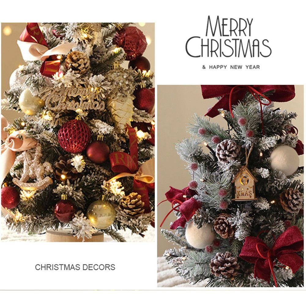 45cm DIY Christmas Tree Kit Artificial Pine Desktop Christmas Tree  Desktop Ornament