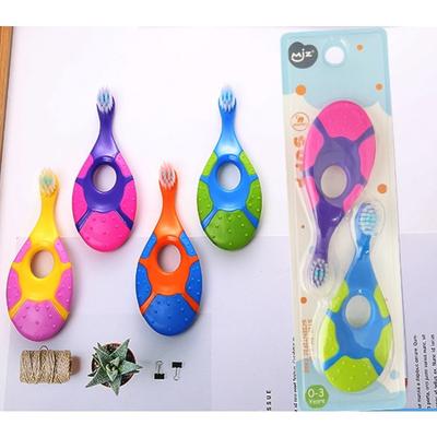 2PCS  Children 1~3 Years Old Toothbrush Soft Bristles U-shaped Protection Deciduous Tooth Cleaning Toothbrush Household Baby Toothbrush HMM