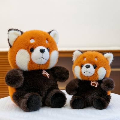 New Raccoon Plush Toy Simulation Cute Little Raccoon Panda Doll Throw Pillow for Children's Birthday Gift