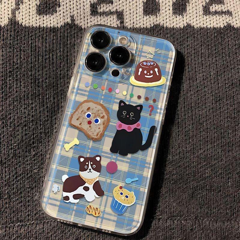 Bread Kitten Puppy Suitable for Apple 15 Mobile Phone Case 14promax Silicone 13 Transparent 12 Premium 11 All-inclusive XS