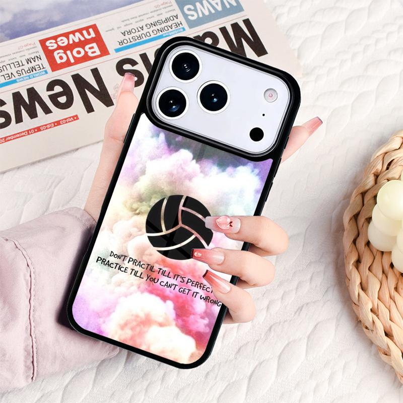Volleyball Sport Phone Case For IPhone 17 16e 15 14 13 12 11 Pro Max Air Mini Soft Protective Cover