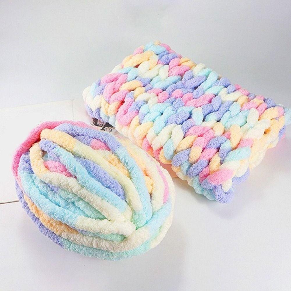 Multi-color Chunky Yarns Large Ball DIY Yarn Cushion Yarn Icelandic Scarf Yarn DIY Material