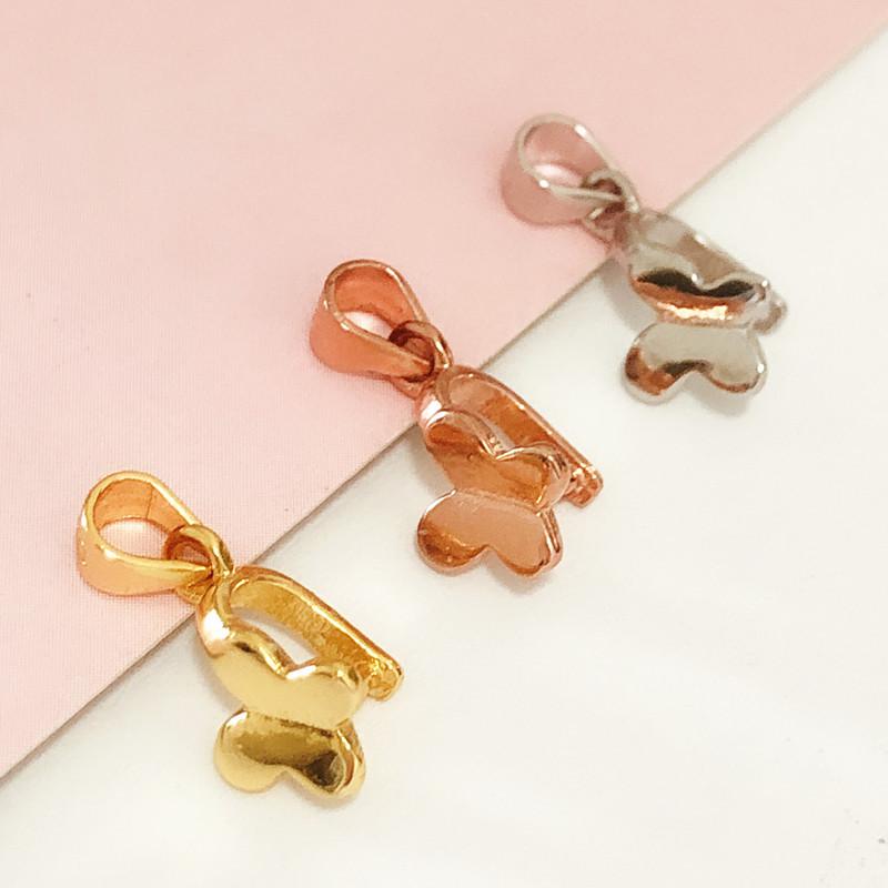 

925 Silver Jadeite Pendant Clasp with Crystal Jade, Melon Seed Buckle Design золотой