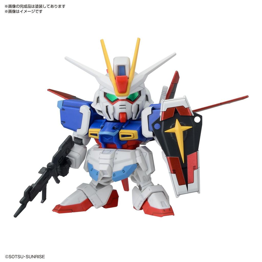 BANDAI SPIRITS SD Gundam BB Senshi Mobile Suit Gundam SEED Fateful Showdown Plastic Model Kit C.E. Set, Color-Coded