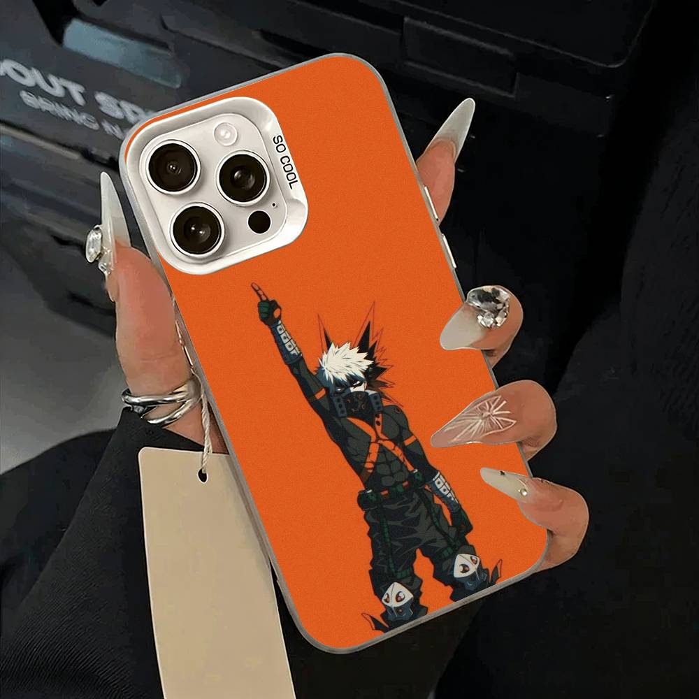 

Shonen Anime-My -H-Hero -Academia Phone Case For IPhone 17 Air 16 15 14 13 12 11 Pro Max White Sliver Hard Cover iPhone16