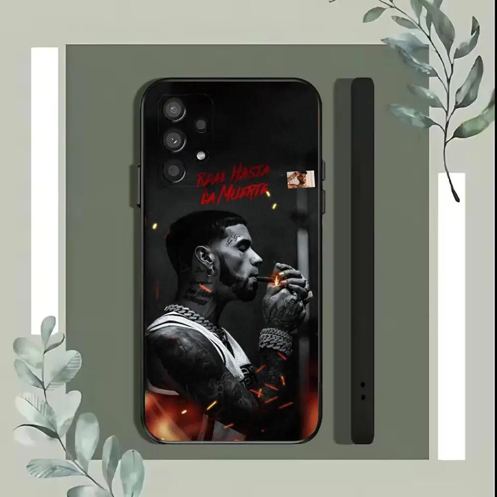A-Anuel A-AA Rapper Phone Case For Samsung S25,S24,S21,S22,S23,S30,Ultra,S20,Plus,Fe,Lite,5G Black Cover
