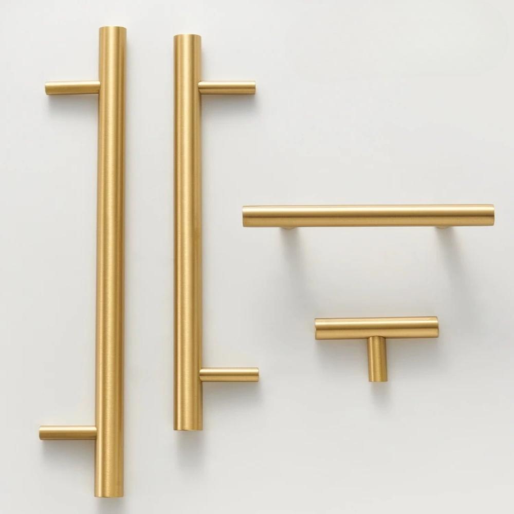 6 pack Modern Stainless Steel Cabinet Pulls, Durable Kitchen Drawer Handles Hardware for Home Furniture