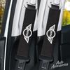 Autokopfstütze Nackenstützkissen Sitzgurt Schulterpolster Für BMW MINI Cooper F54 F55 F56 F57 F60 R50 R52 R53 R55 R56 Aufkleber