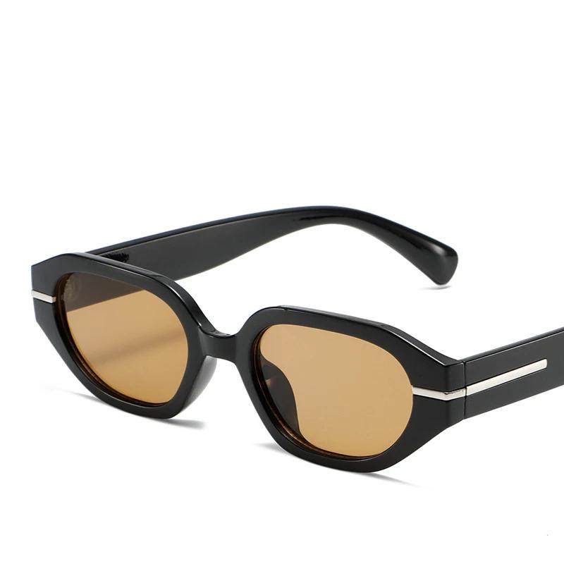 New Retro Irregular Small Frame Sunglasses UV400 Anti UV Fashionable Driving Fishing Sunglasses Personalized Style