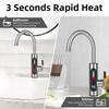 Instant Type Electric Faucet Stainless Steel Faucet Heater Easy to Use Water Heaters  Toilet