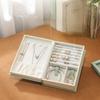 Vintage Flip Cover Book Shaped Jewelry Box for Earrings Ring Storage Holder Leather Travel Home Portable Jewelry Organizer Decor