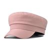 Beret Color Solid Hat Unisex Cotton Winter Knitted Flat Cap For Wear Outdoor