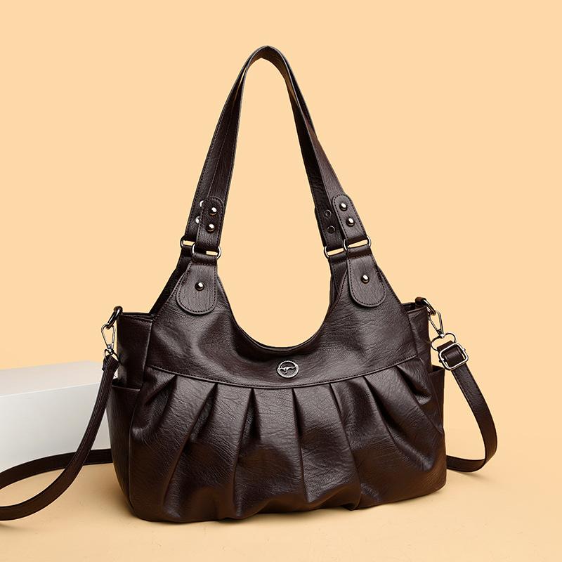 Small Handbag Lady's Shoulder Bag for Commuting To and From Work, Handbag for Mother's Use Casually