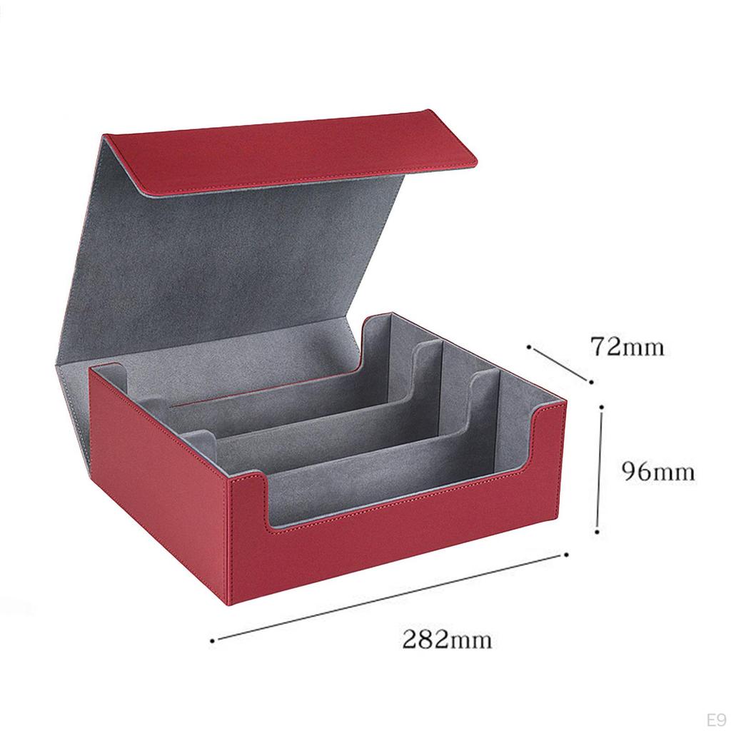 Deck Card Case 1800+ Protection Holder 11.5x10x4.2Inches for Sport Cards
