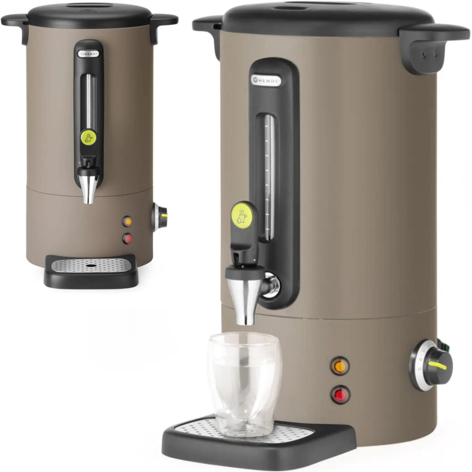 Super Merchant Glühwein Waterkoker Met Kraan En Lekbak 9 L 950 W Taupe