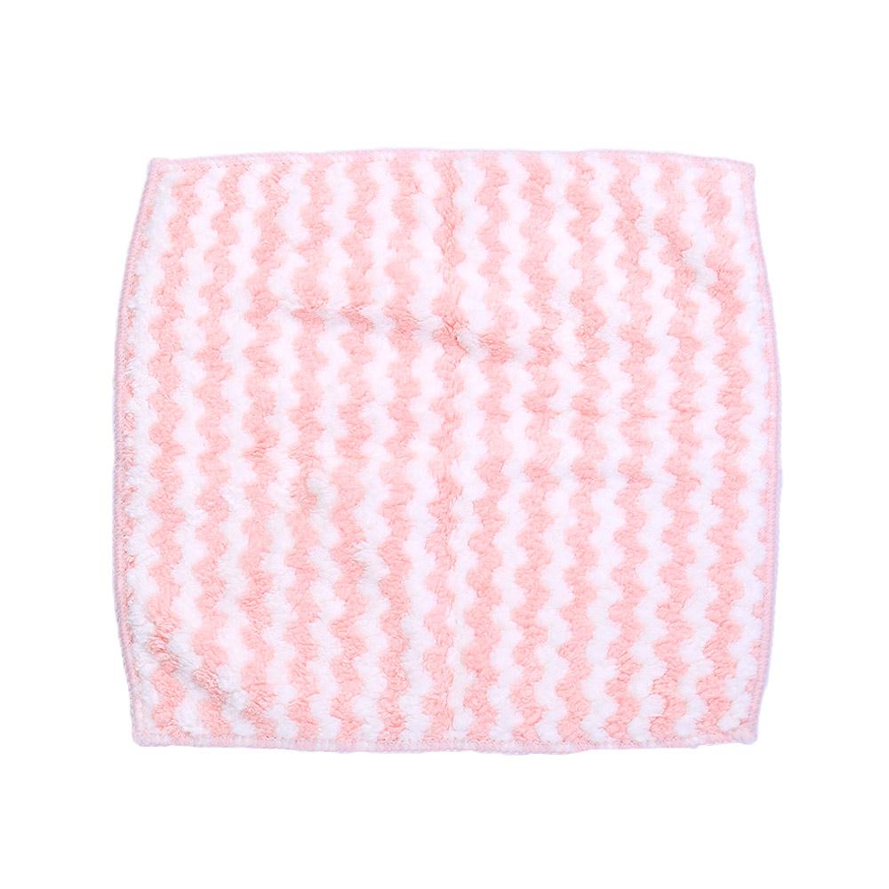 Household Non-stick Striped Flower Kitchen Tool Microfiber Tableware Wash Cloth Wiping Rag Cleaning Cloth Dish Towel