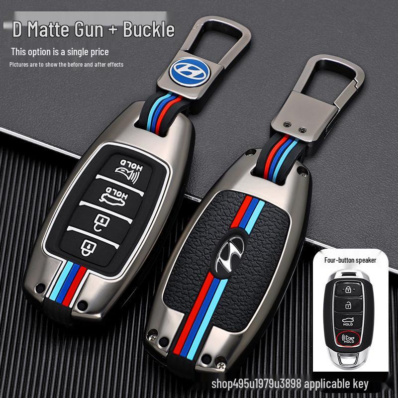 Elantra Key Case for Hyundai: Metal Shell for Mistra/Festa/ix35 Models 2022