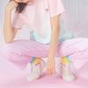 Vans Unicorn Gradient Print Casual Round Neck Short Sleeve T-Shirt Unisex Tops Pink VN0A54LCUUZ