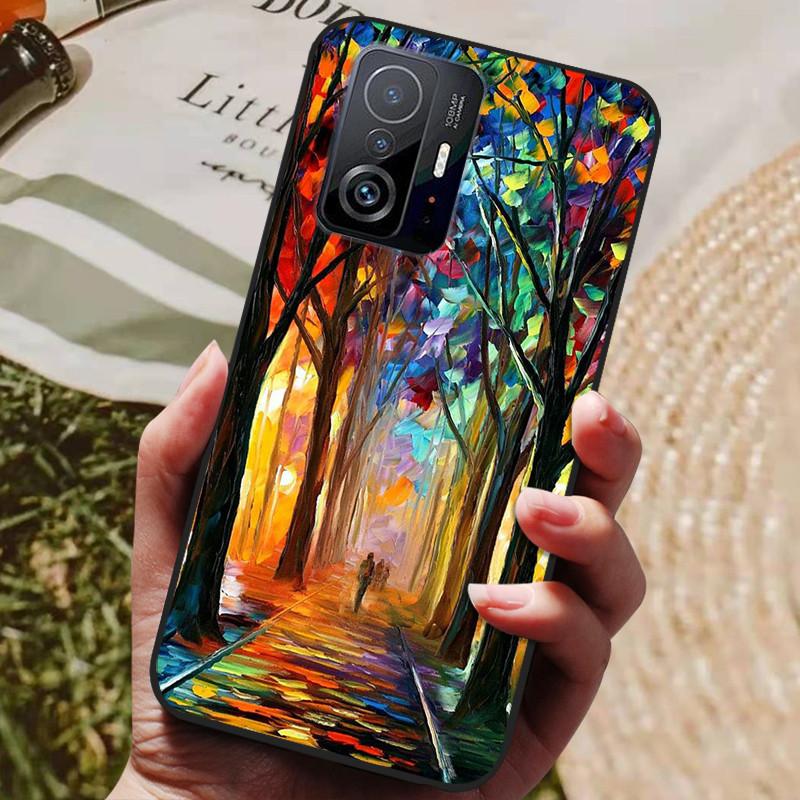 Für Xiaomi 11T Pro Hülle Für Xiaomi mi 11T Pro Hüllen Stoßfestes Silikon Weiches TPU Handy Rückseite Abdeckung Für Xiaomi 11T Pro Fundas