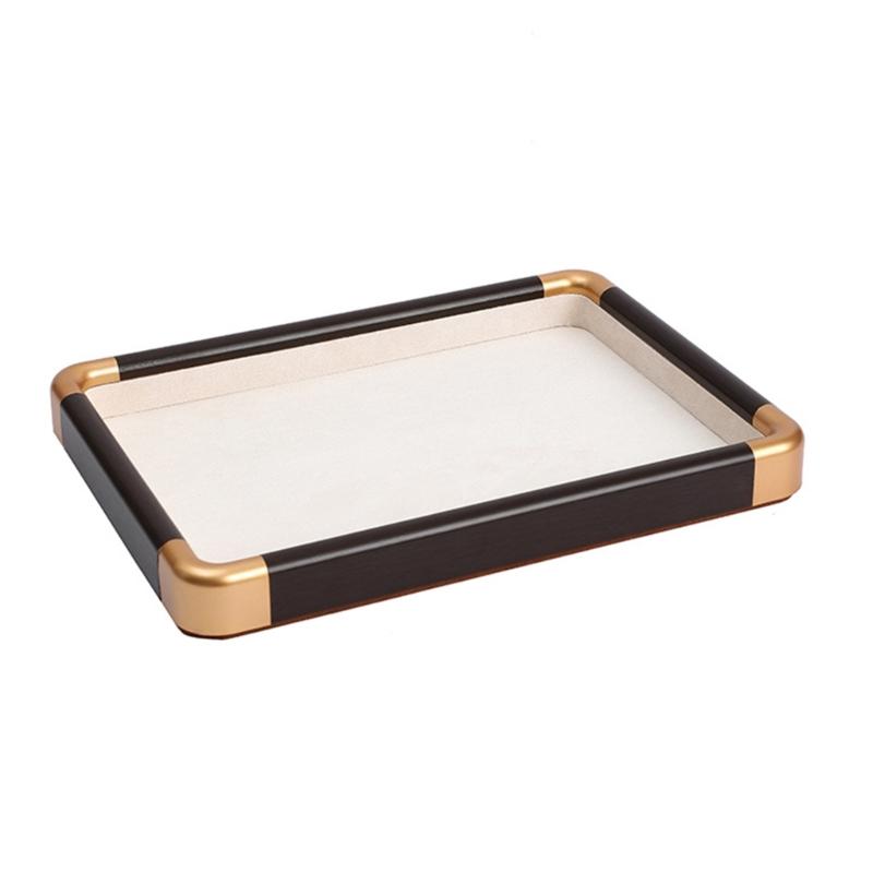 

Sturdy Wood Jewelry Dish Handmade Organizers Portable for Collecting Practical Rings and Bracelets Display Solution