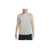 T Shirts Men's Gray Crew Neck DX0990-063