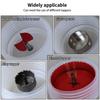 1Pc/1Set Electric Hammer Drill Dust Collector Hole Opener Dust Collector Cover Dustproof Hole Saw Drill Bit Cover Hand Tool Acce