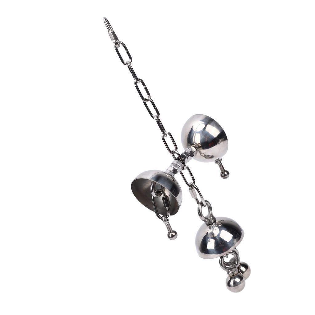  Stainless Steel   Interactive Bird Toy Puzzle for Large  s Cage Hanging Chew Toy  