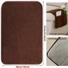 3 Stück Dehnbarer Fleece Möbel Sofa Armlehnenbezug mit Taschen Sofa Kopfstütztuch Samt Rutschfest Couch Sessel Armschutz
