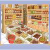 Children DIY Cartoon Scene Stickers Mini Supermarket Shelf Stickers Photo Album 3D Scene Manual Stickers Children's Gifts