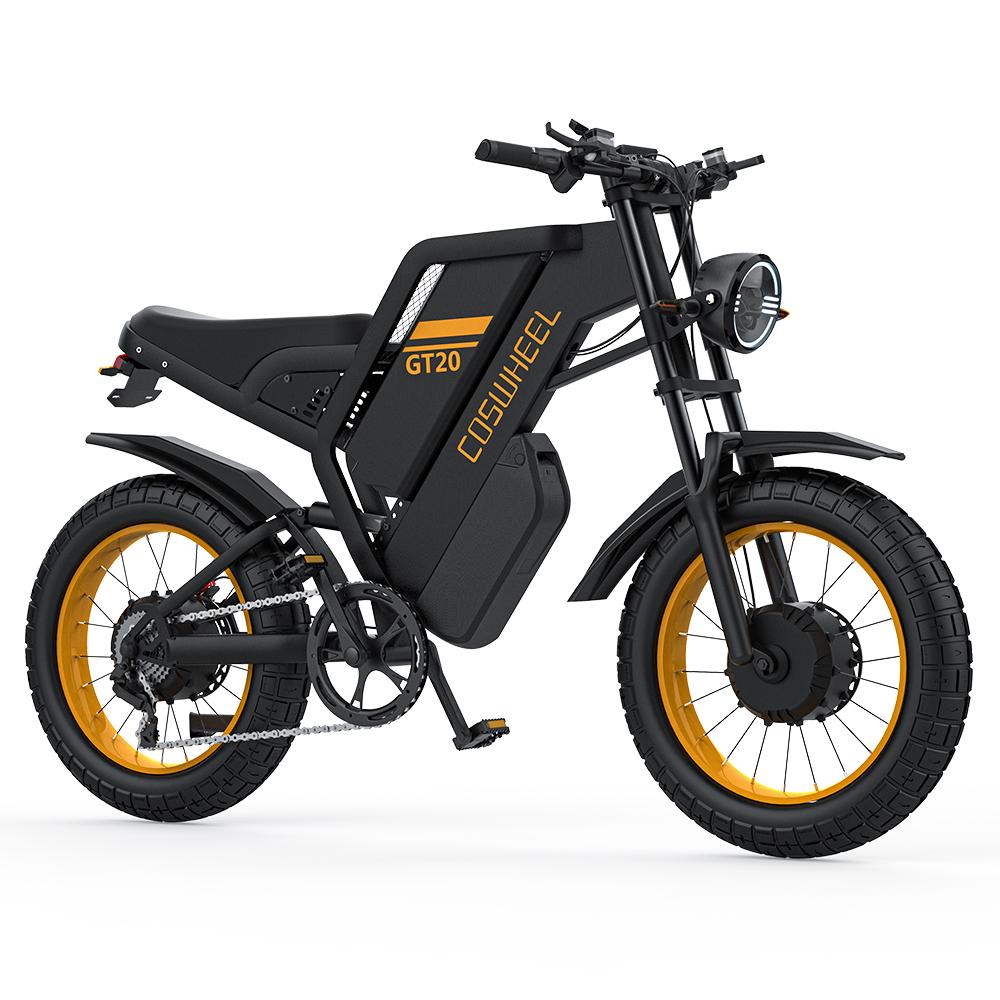 COSWHEEL GT20 Pro 20" Electric Dirt Bike 1000W*2 Dual Motor 48V 40Ah Battery