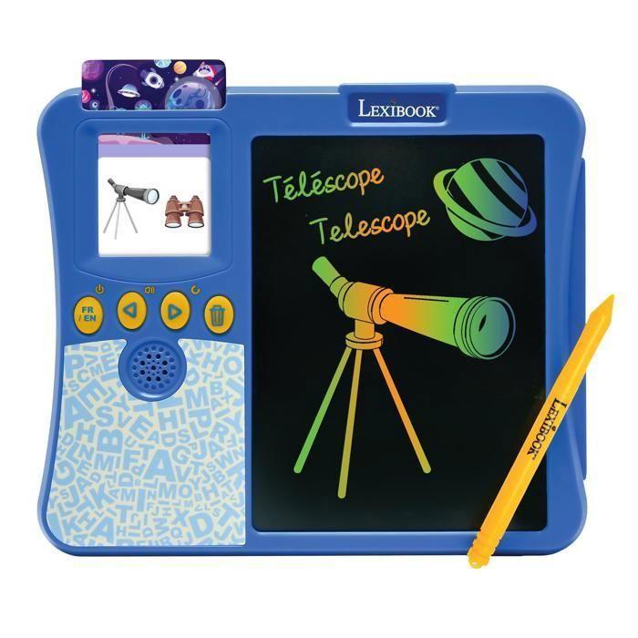 Imagier interactif - LEXIBOOK - Bilingue - 200 cartes éducatives - Tablette à dessin - Apprentissage ludique