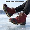 Spikes For Shoes Winter, Spikes For Shoes Smooth Ice, Shoe Claws Cleats Crampons For Shoes Winter, Suitable For Hiking, Trekking, Snow, Ice Outdoor