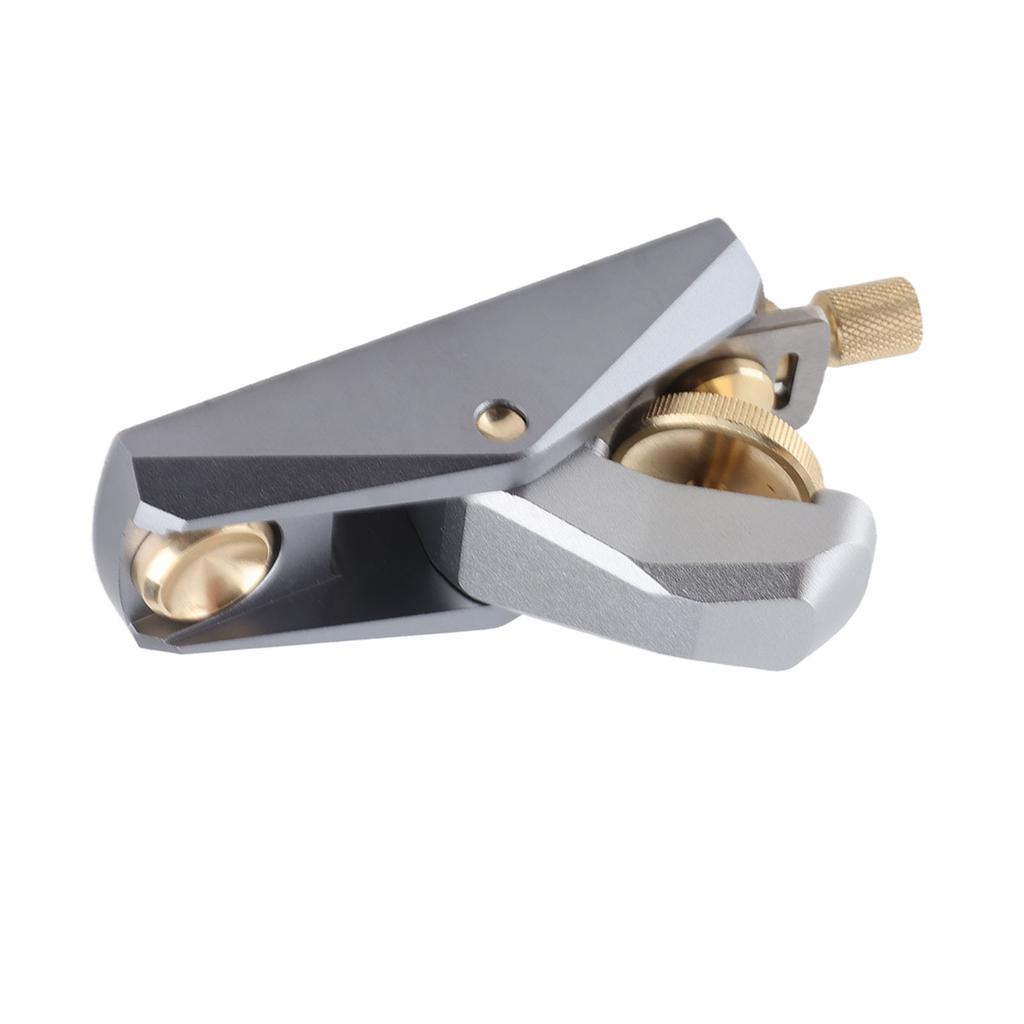 Wood Planer Aluminum Alloy Brass 33 Degree Low Angle Flat Bottomed Hand Plane for Woodworking