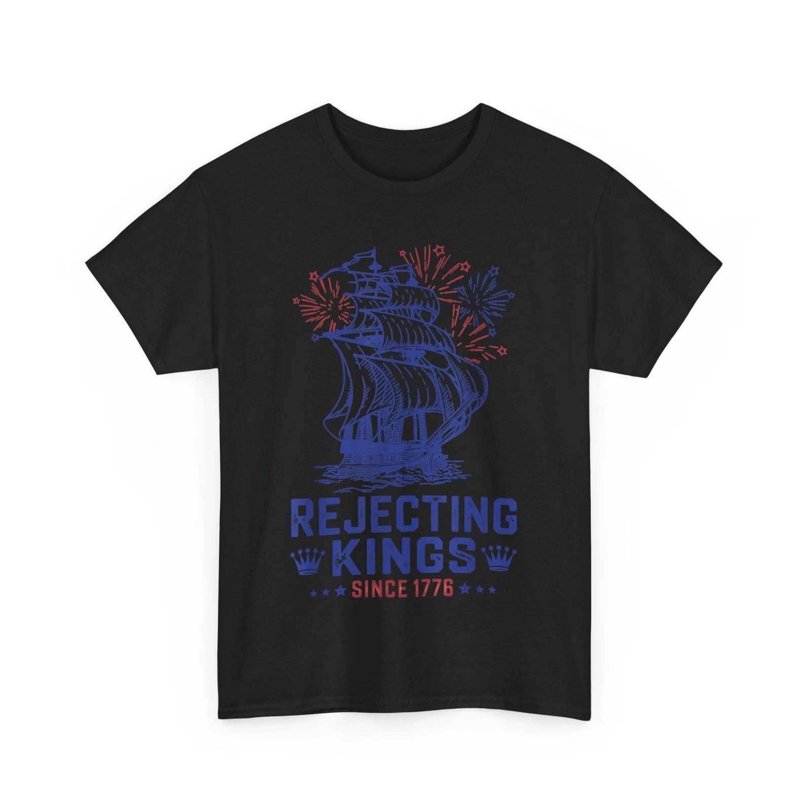 Rejecting Since 1776 Shirt, 4th of July American Flag USA T-Shirt 3XL