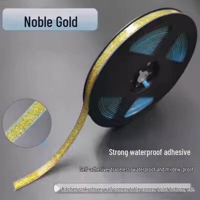 Waterproof Self-Adhesive Kitchen Sink Seam Decorative Stickers