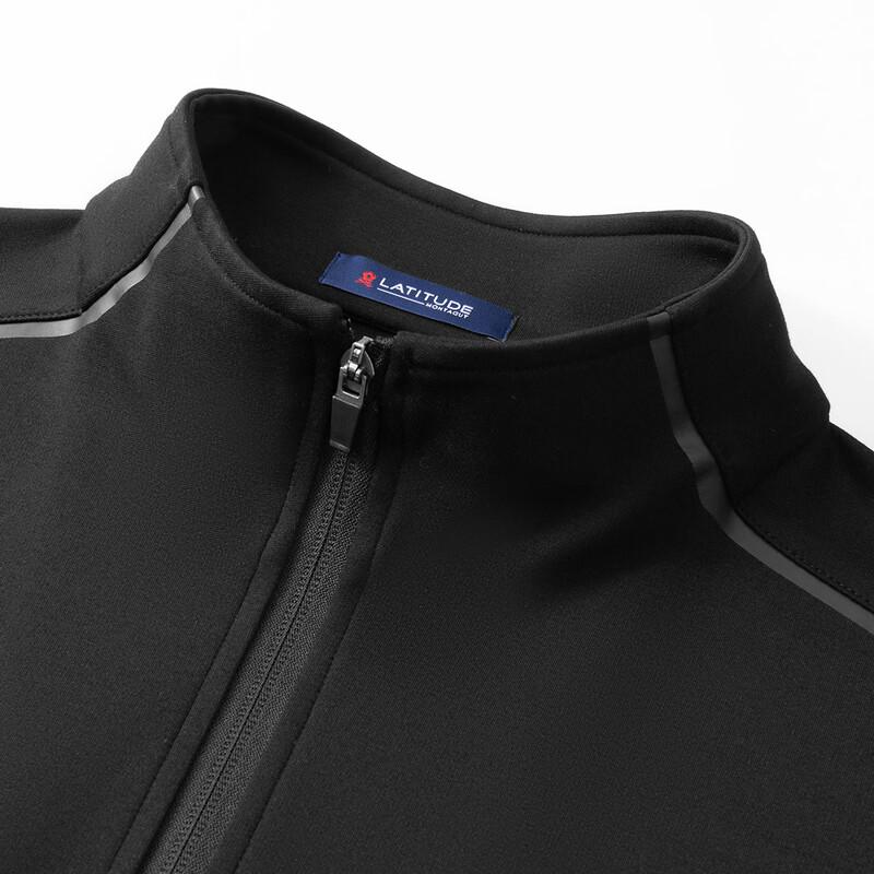 MONTAGUT Men's Warm Stretchy Stand-Collar Sweatshirt Jacket