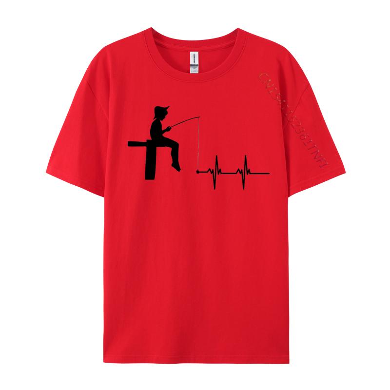 

Cute Unisexs TShirt Love Fishing Tshirt Group Tops Tees Autumn Black Design Top Tees For Unisex TShirt S