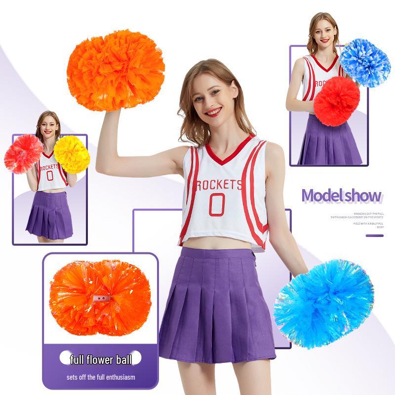 Cheerleading Handheld Pompons – International Competition Quality