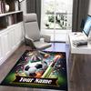 1PC Custom Name "Party Celebration Sports" Theme Floor Mat Ideal for Living Room, Game Rooms, Office, Bedroom,Floor Mat Playful Design