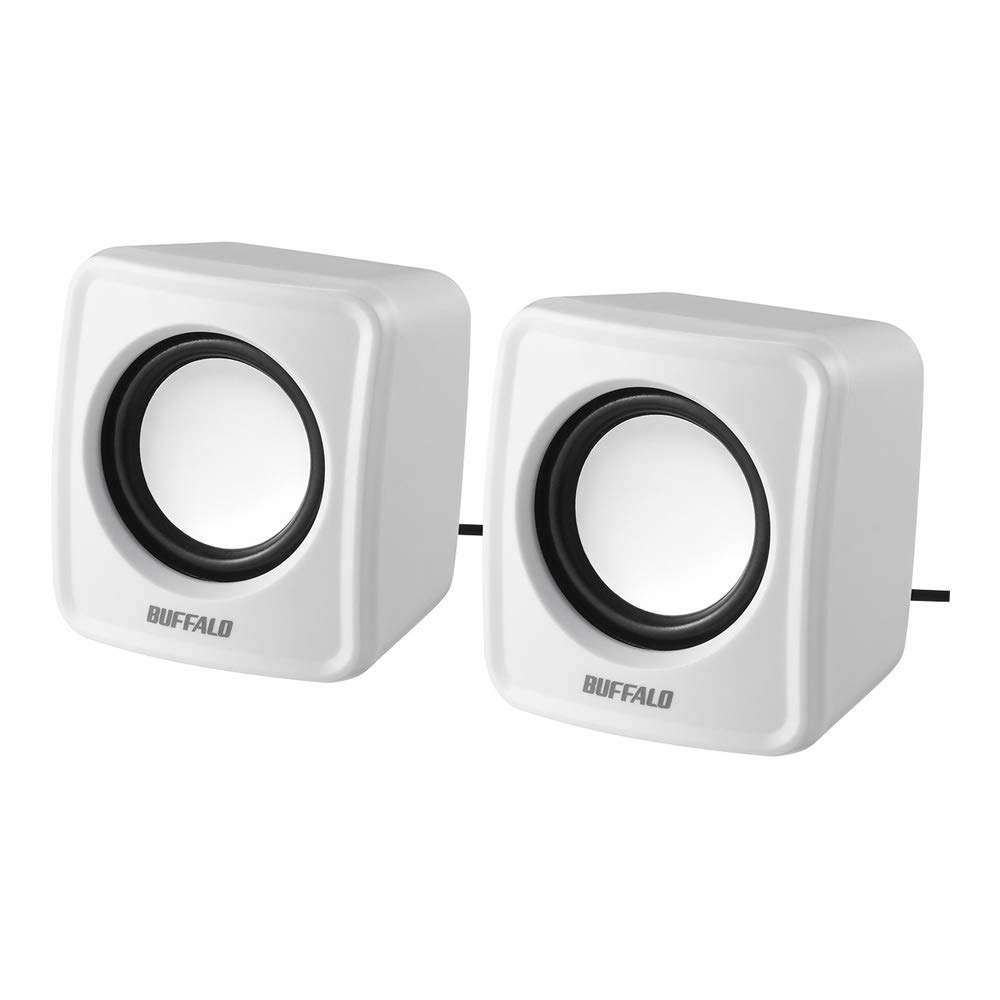

Buffalo BSSP105UWH PC USB Compact White Speakers, Powered, Size, білий